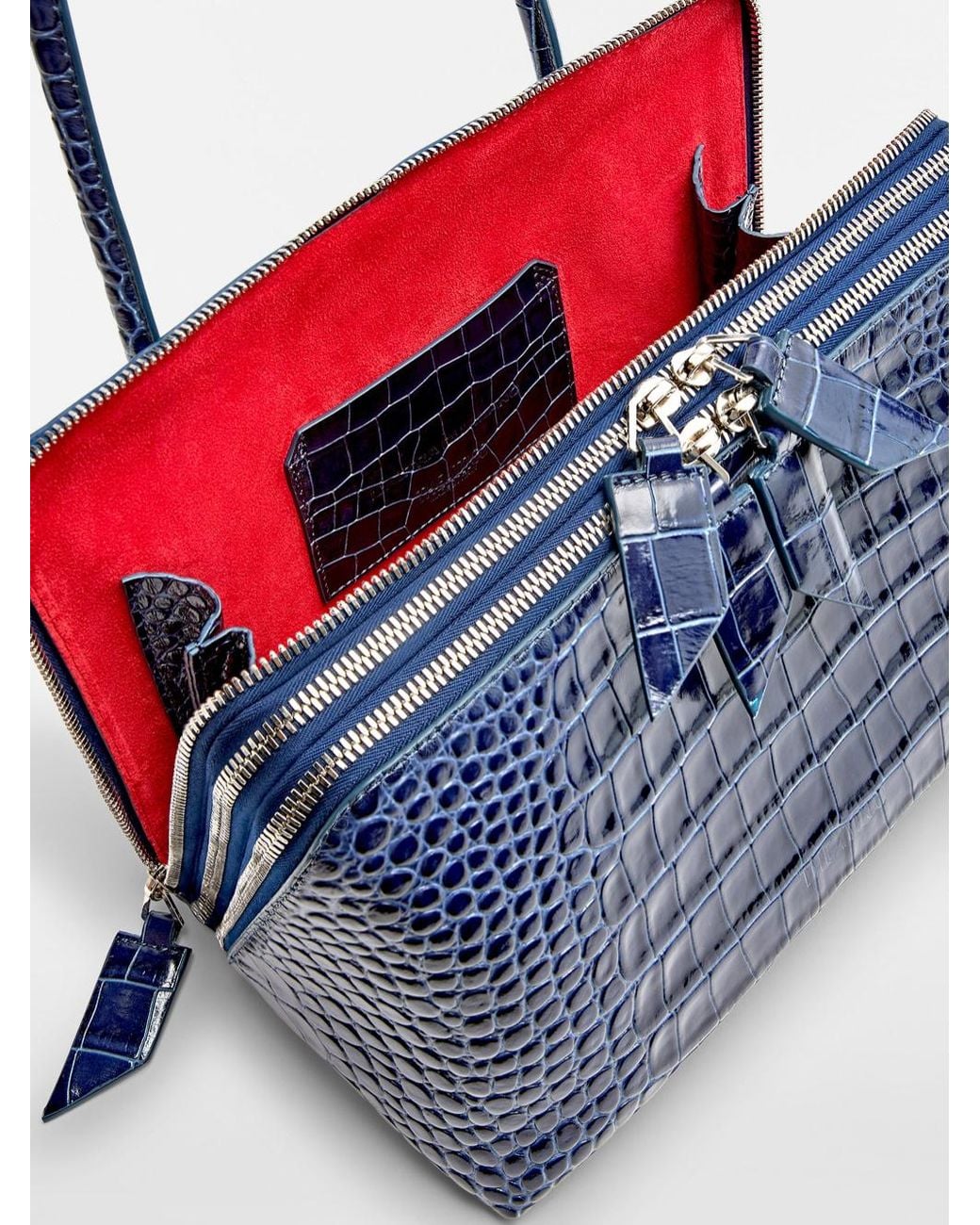 The Attico Blue The Laltra Di Milano Structured Shoulder Bag