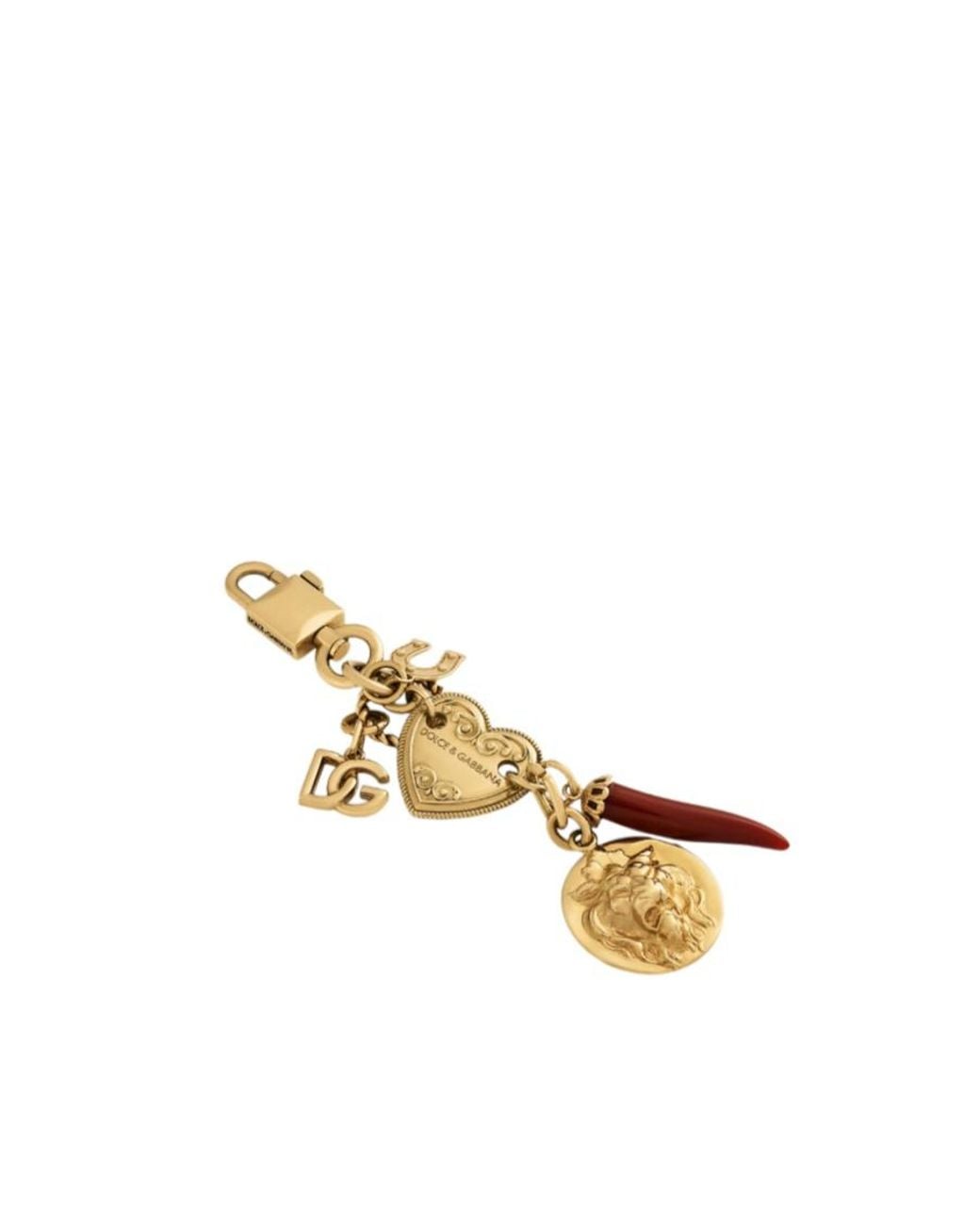 Dolce & Gabbana Metallic Devotion Keychain