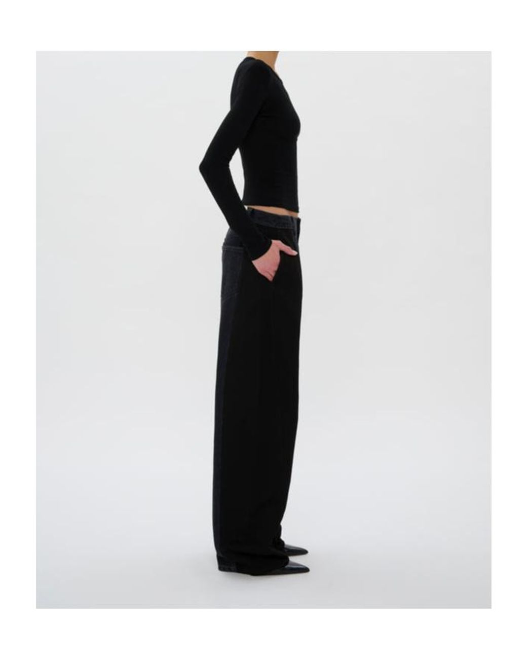 Haikure Black Clyde Panelled Jeans