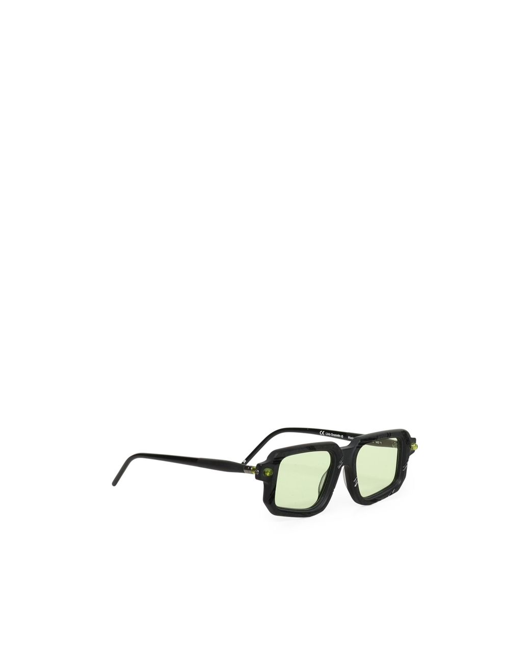 Kuboraum Multicolor Rectangular Acetate Sunglasses for men