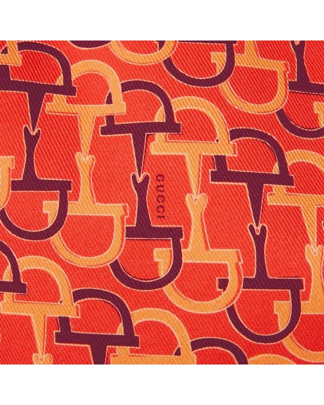 Gucci Red Printed Top