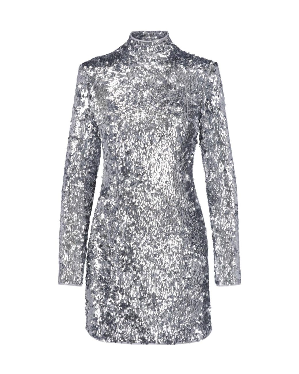 Balmain Blue Sequin Mini Dress