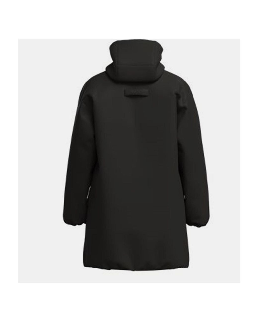 Boss Black Mid-Length Hooded Parka Padded Coat for men