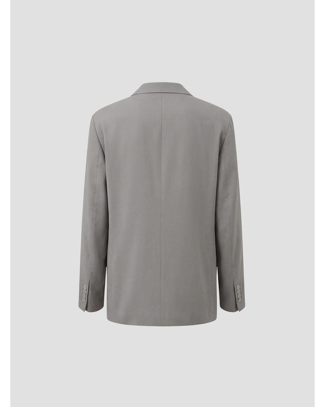 Our Legacy Gray Double-Breasted Suit Jacket for men