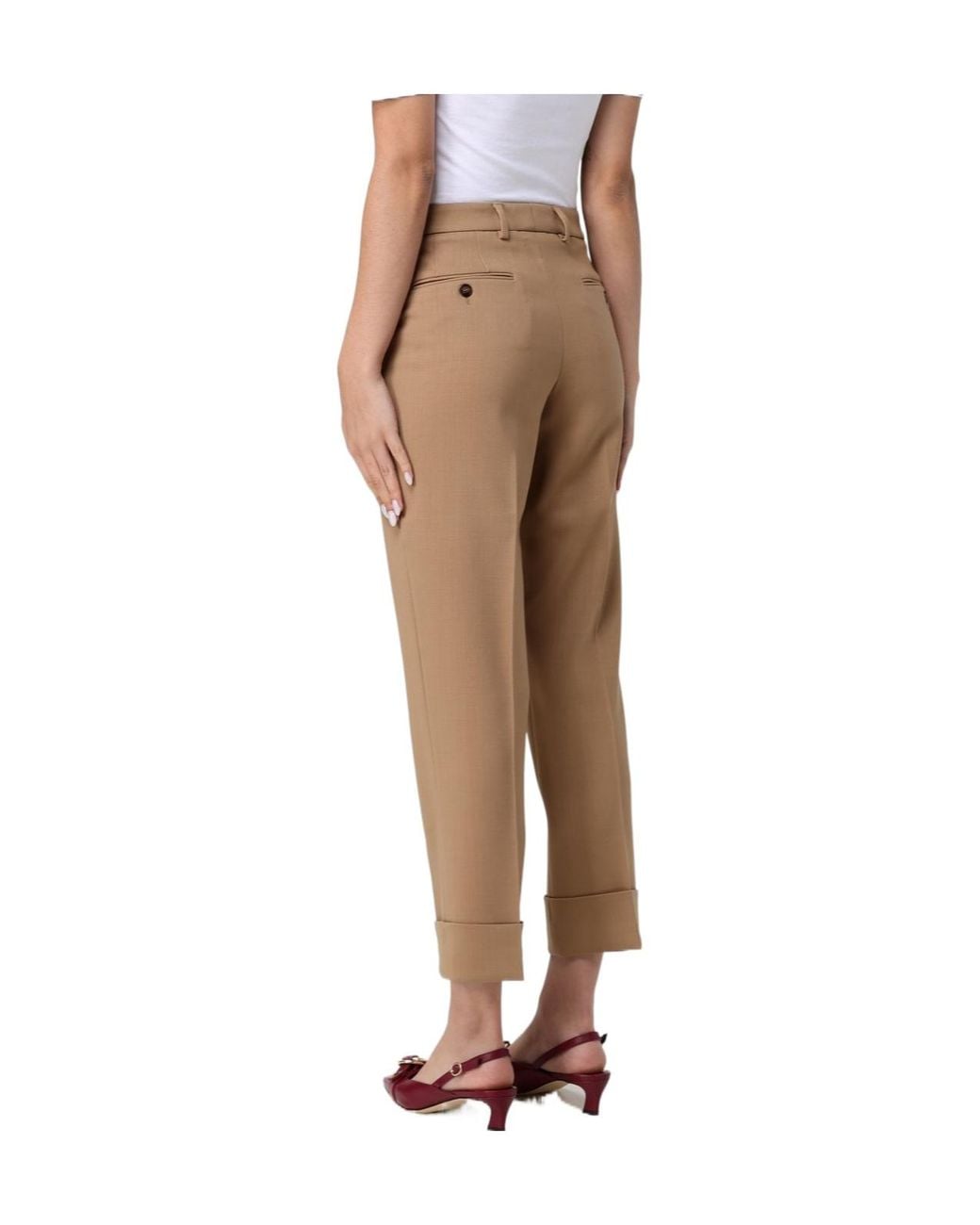 Incotex Natural Casual Trousers With Belt Loops