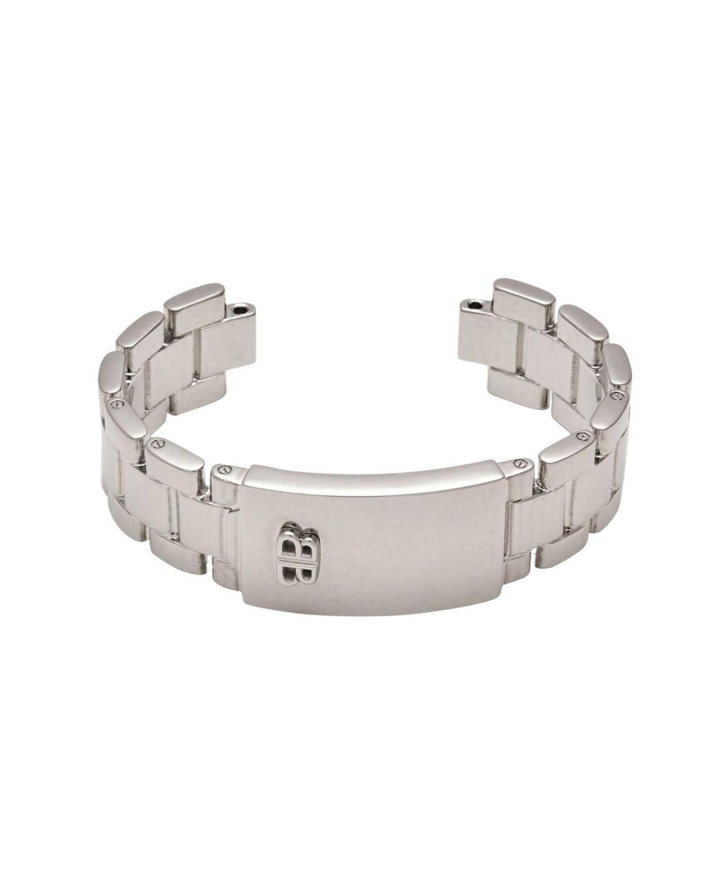 Balenciaga White Metal Bracelet