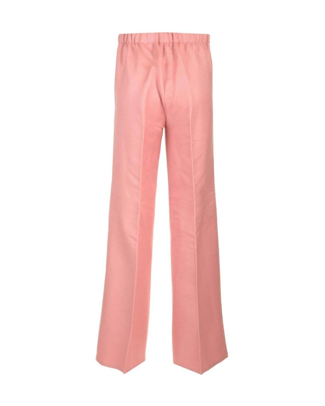 Forte_forte Pink Diagonal Palazzo Pants
