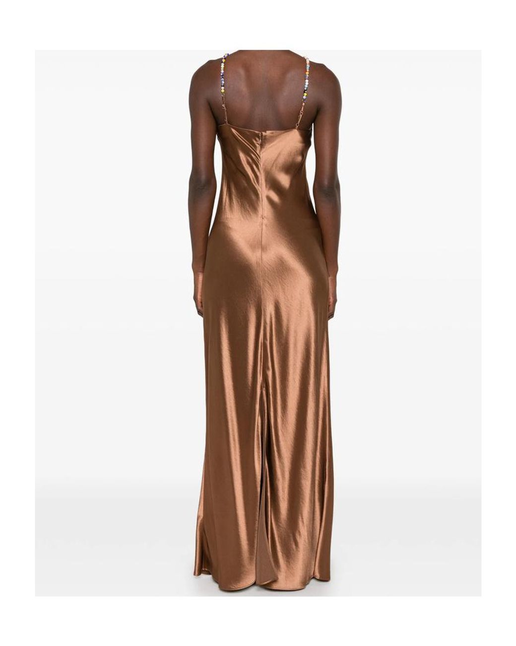 Staud Brown Sleeveless Dress