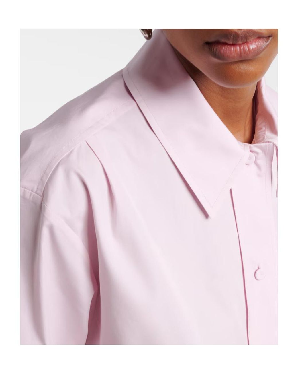 Jil Sander Pink Cotton Shirt