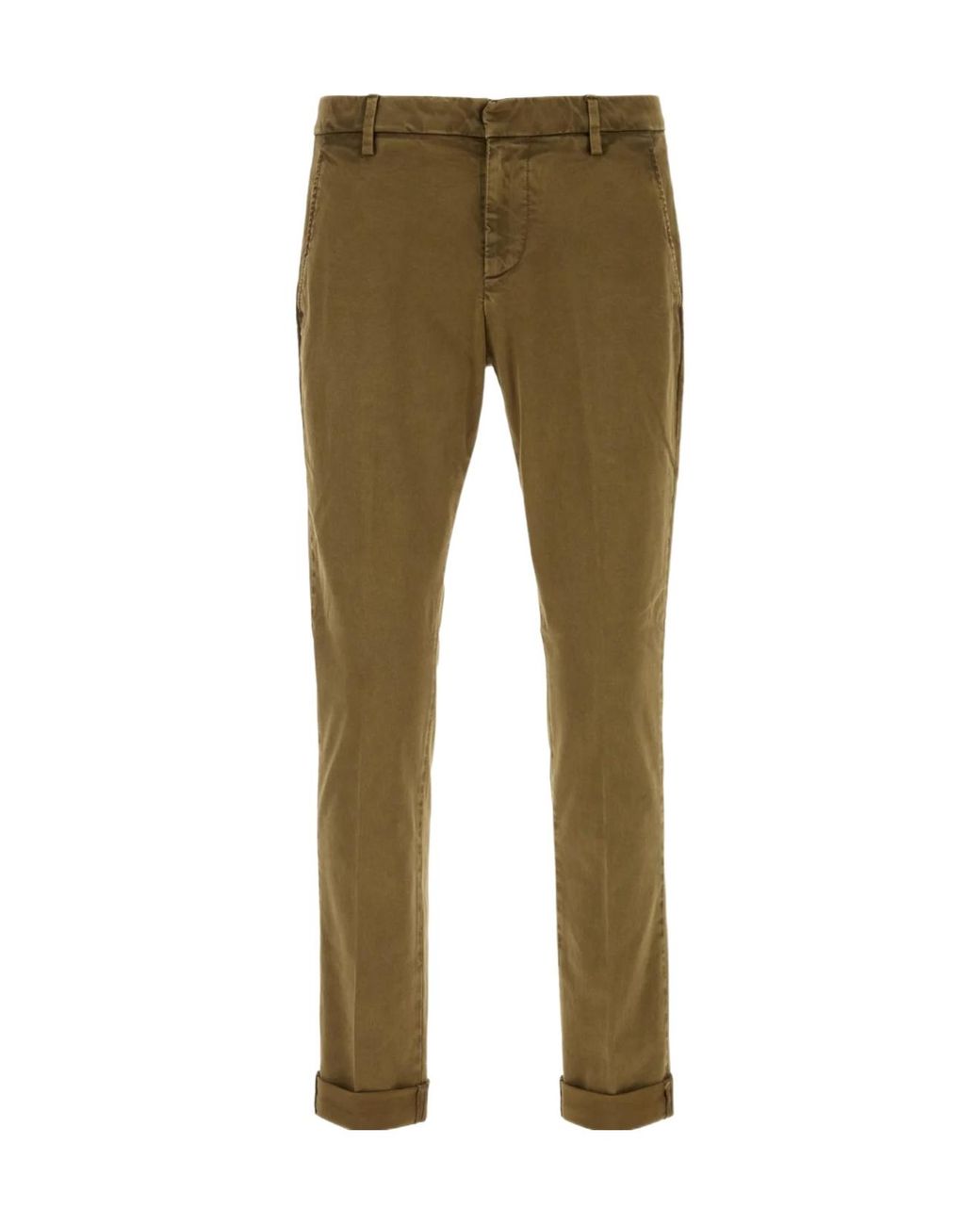 Dondup Green Gaubert Slim-Fit Pants for men