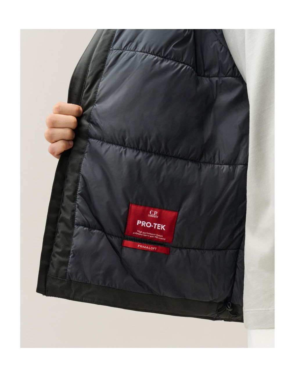 C P Company Green Lens-Detail Hooded Jacket for men