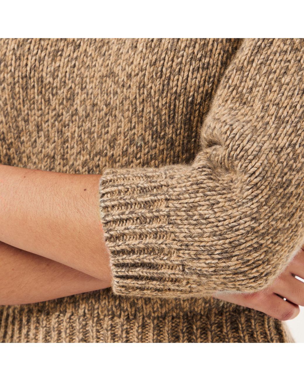 Magda Butrym Brown Crew Neck Knit Sweater