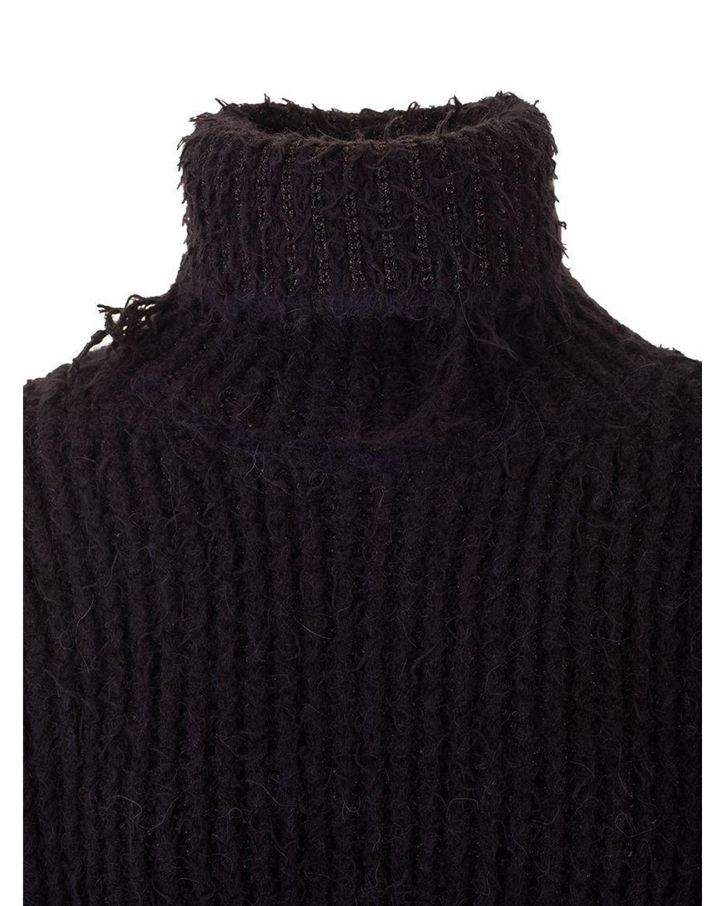 Moncler Black Knitted Pullover