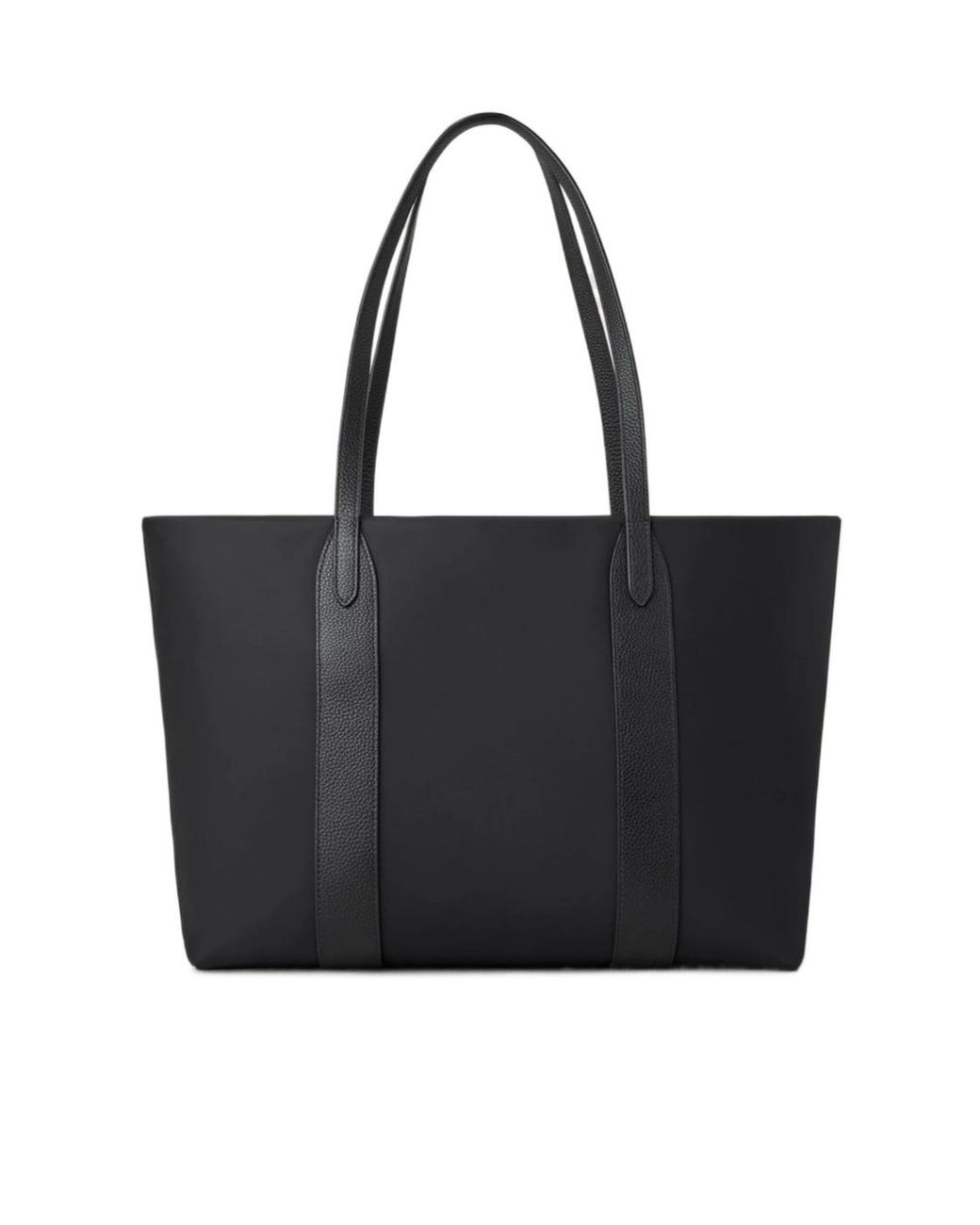 Mulberry Black Logo Patch Top Handle Bag