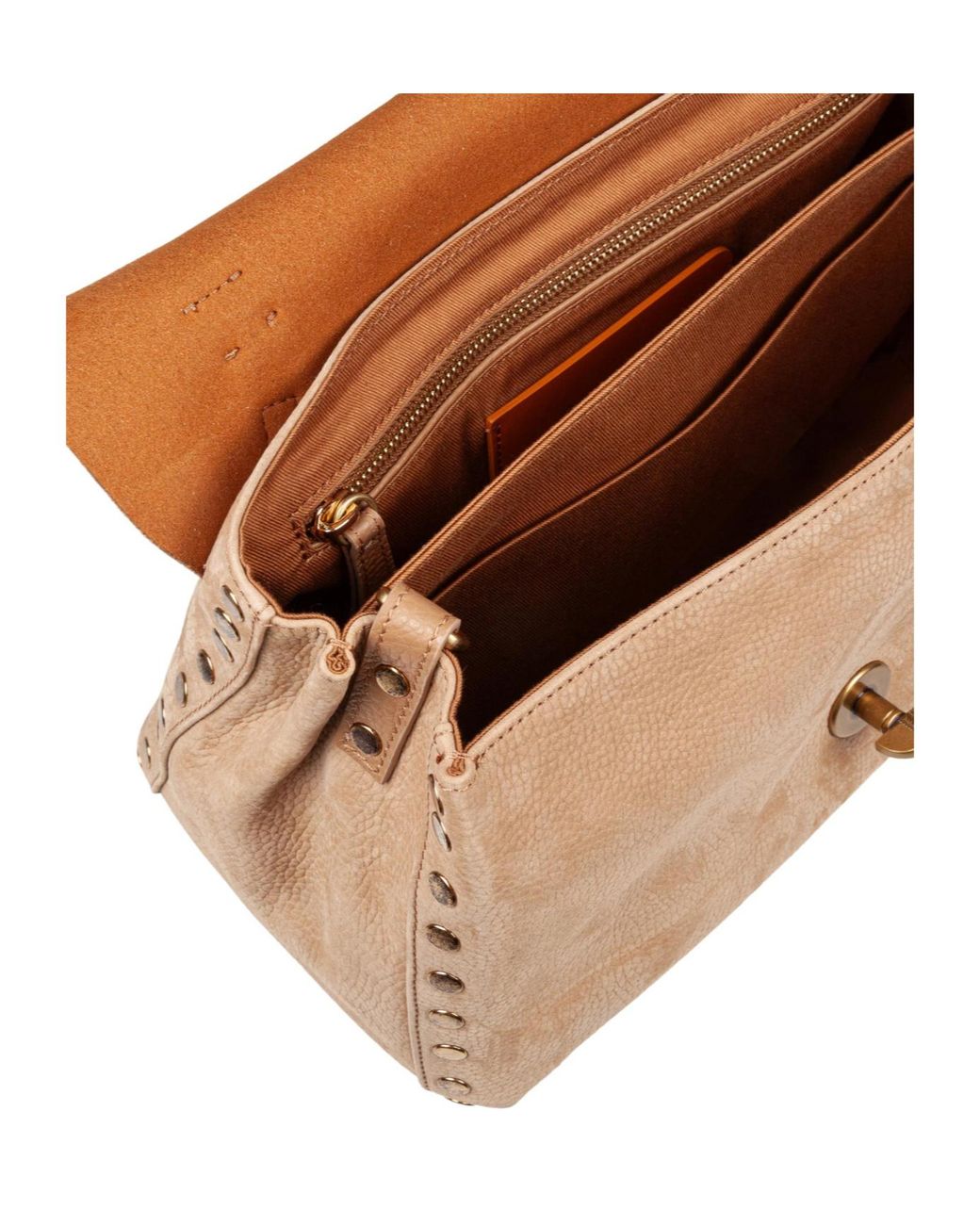 Zanellato Natural Flap Shoulder Bag