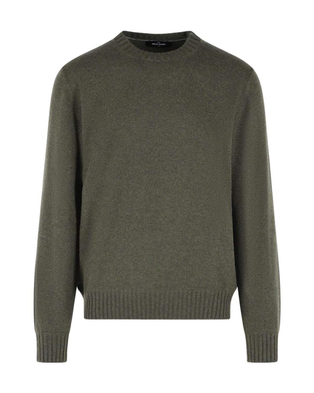 Gran Sasso Green Crew-Neck Sweater for men