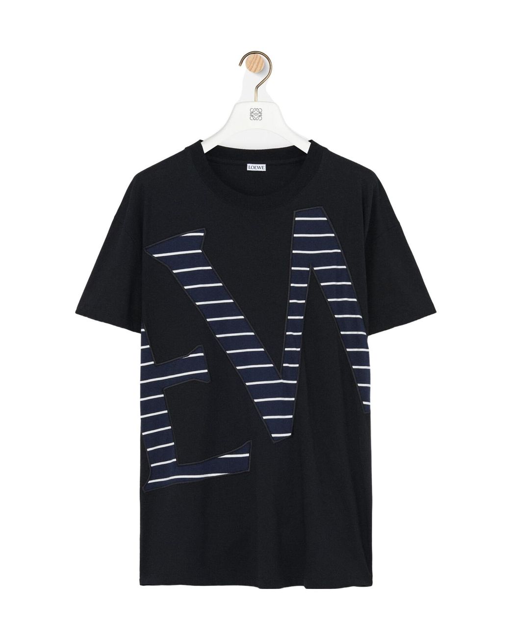 Loewe Black Cotton T-Shirt for men