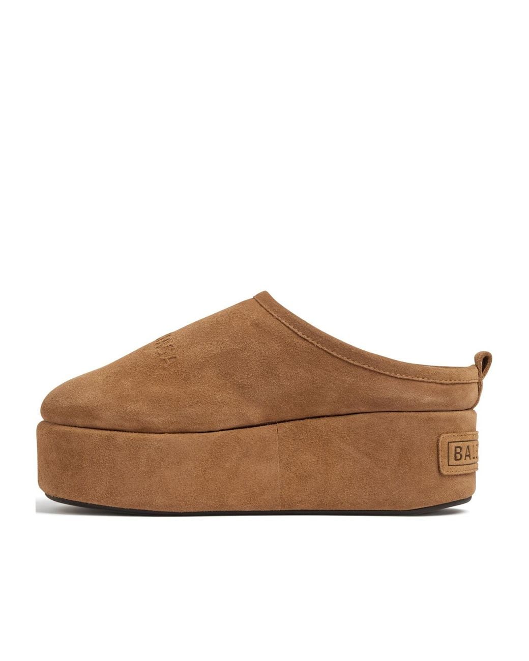 Balenciaga Brown Alaska Platform Mules