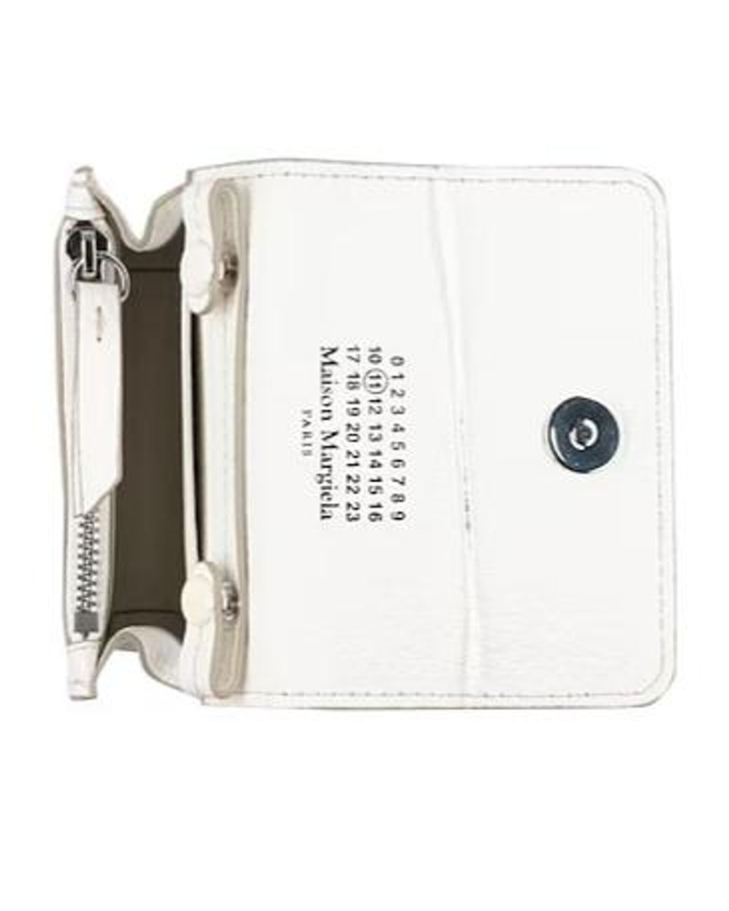 Maison Margiela White Grainleather Shoulder Bag