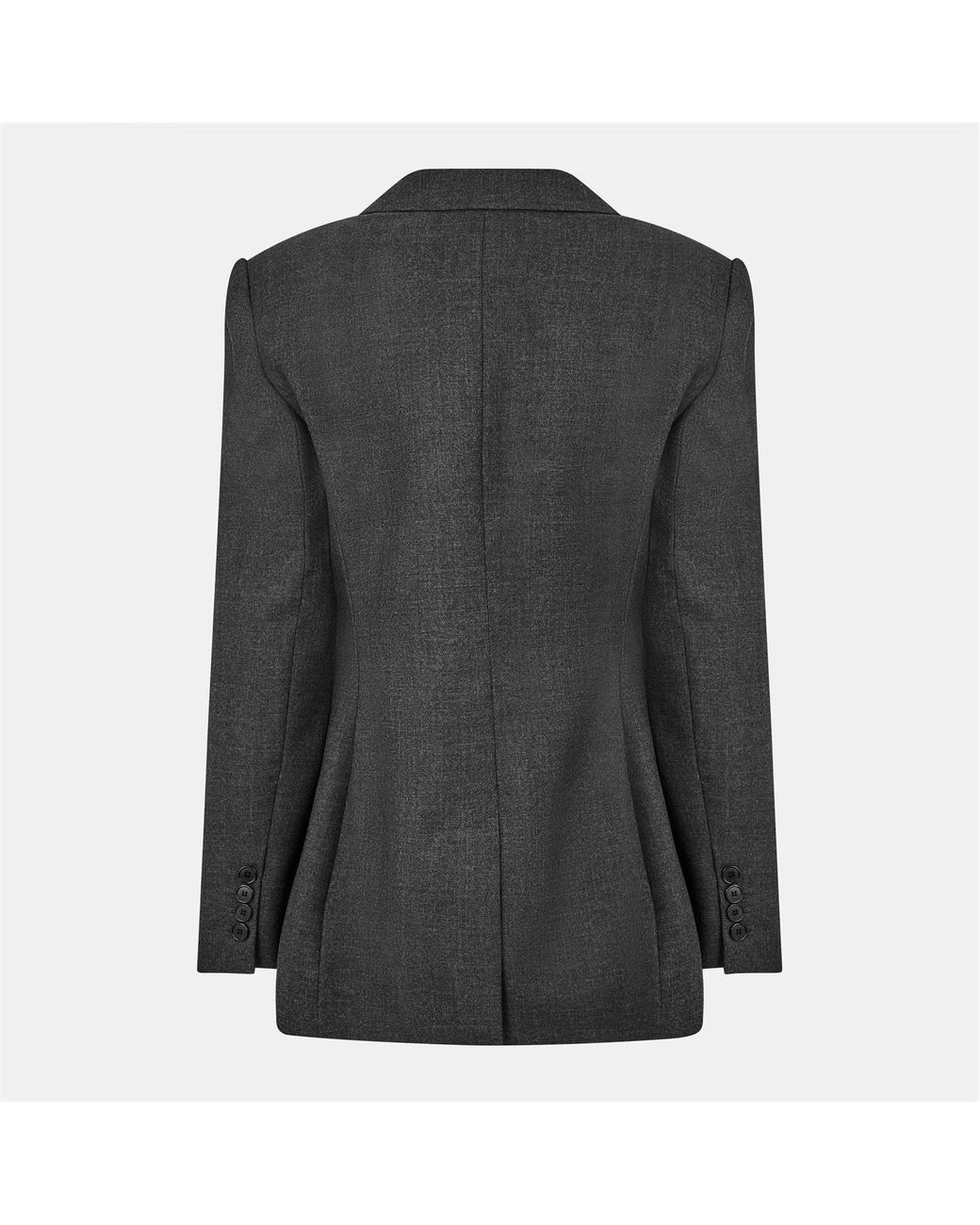 Givenchy Black Double Breasted Wool Long Sleeve Blazer