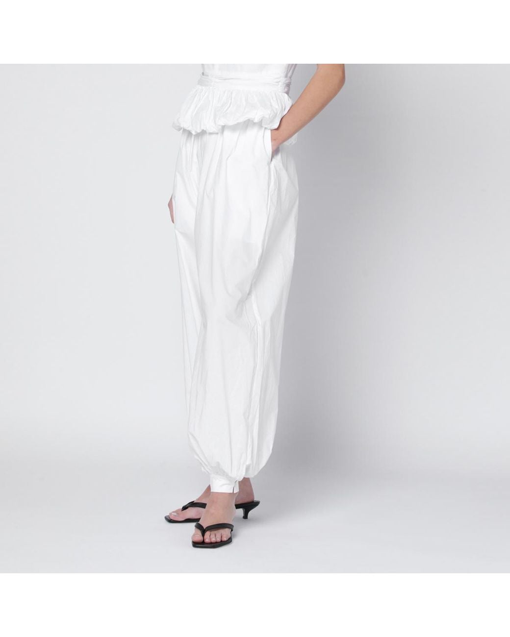 ROTATE BIRGER CHRISTENSEN White Balloon Trousers