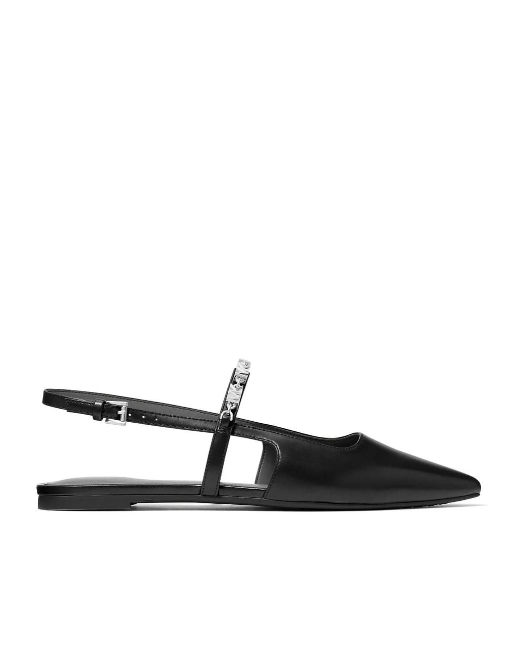 MICHAEL Michael Kors Black Dina Flex Slingback Flat
