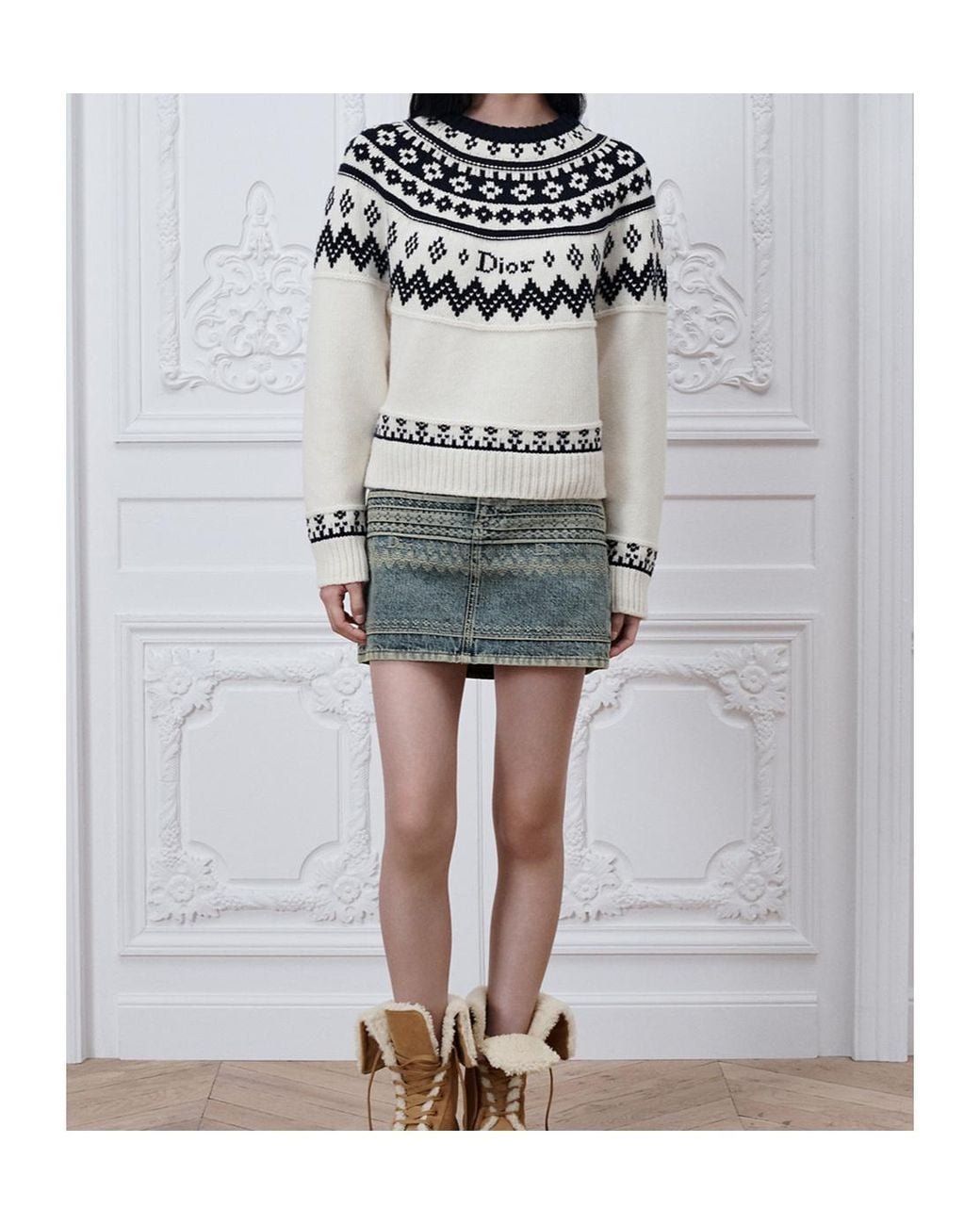 Dior White Alps Sweater