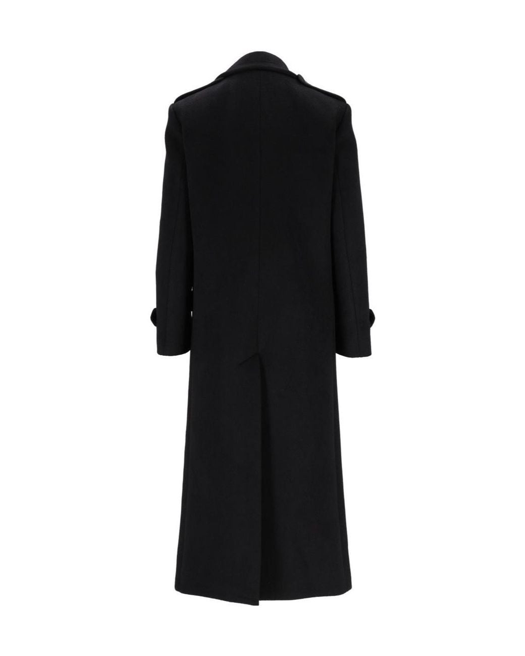 Al Duca D'aosta Black Long-Sleeved Coat