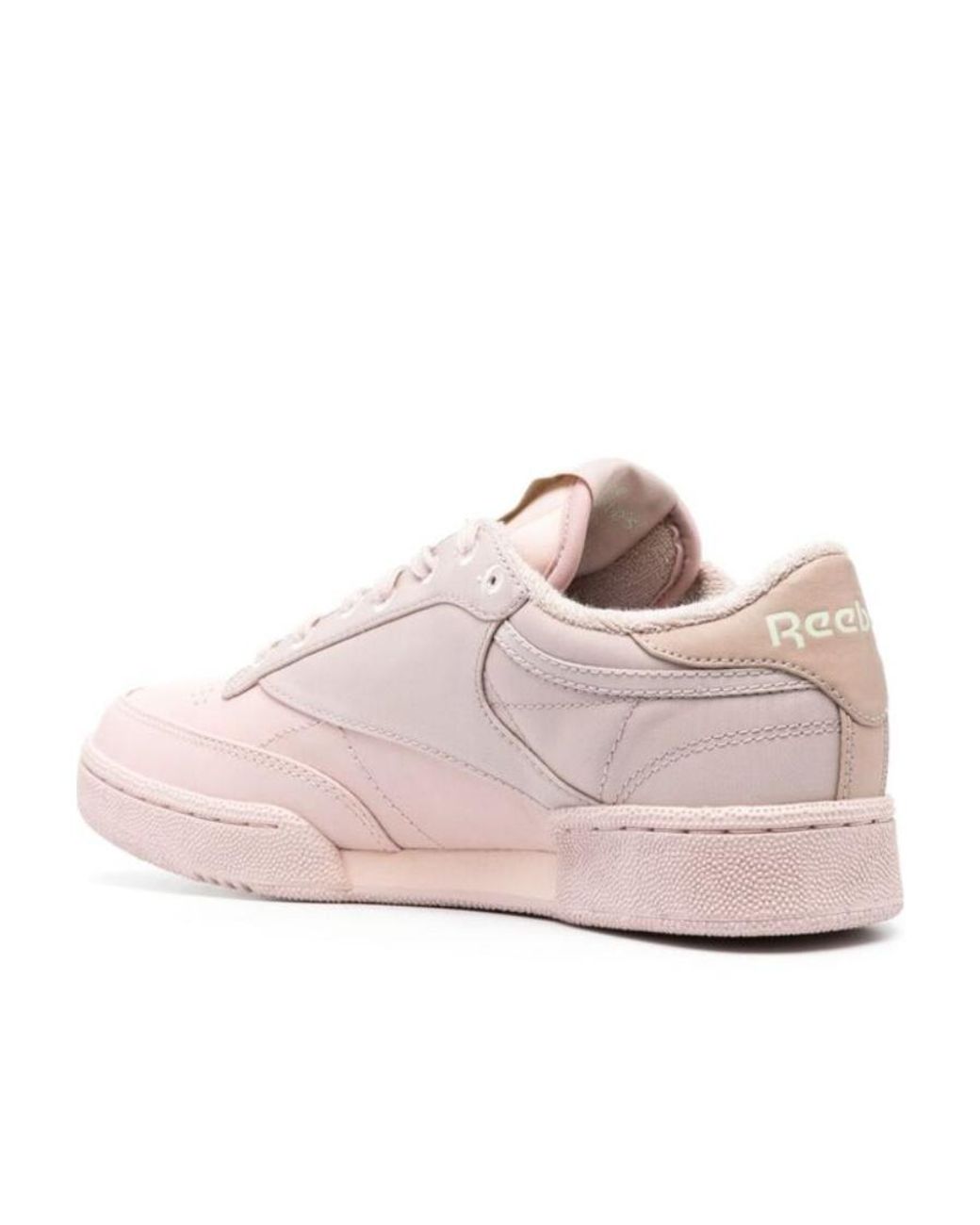 Reebok Pink Club C Lace-Up Sneakers for men