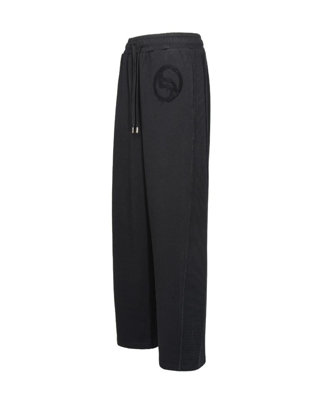 Stella McCartney Blue Wave Drawstring Wide Leg Pants