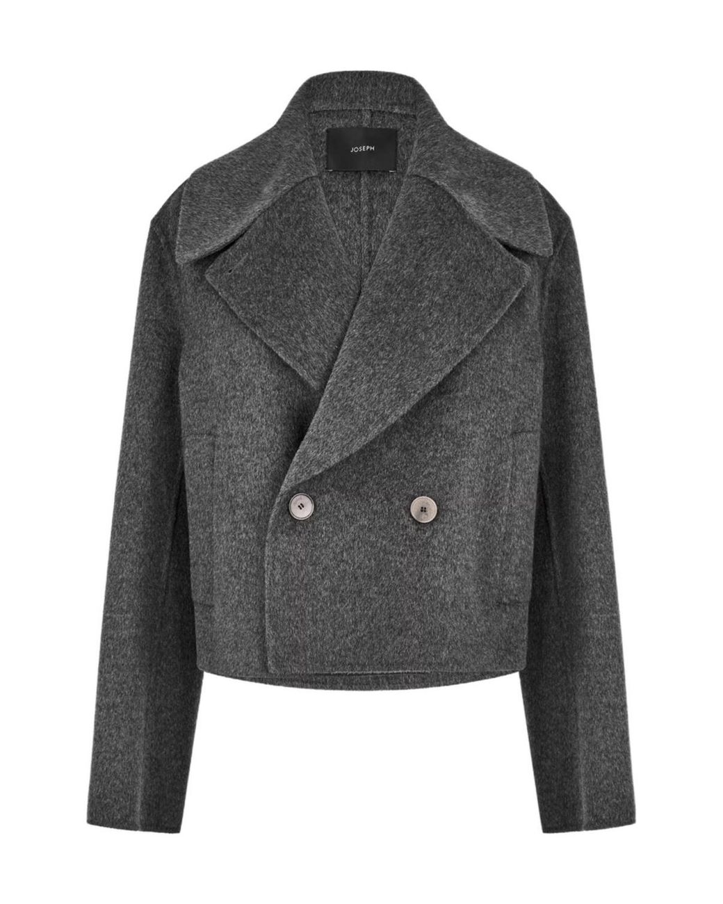 Joseph Gray Double-Breasted Casual Jacket