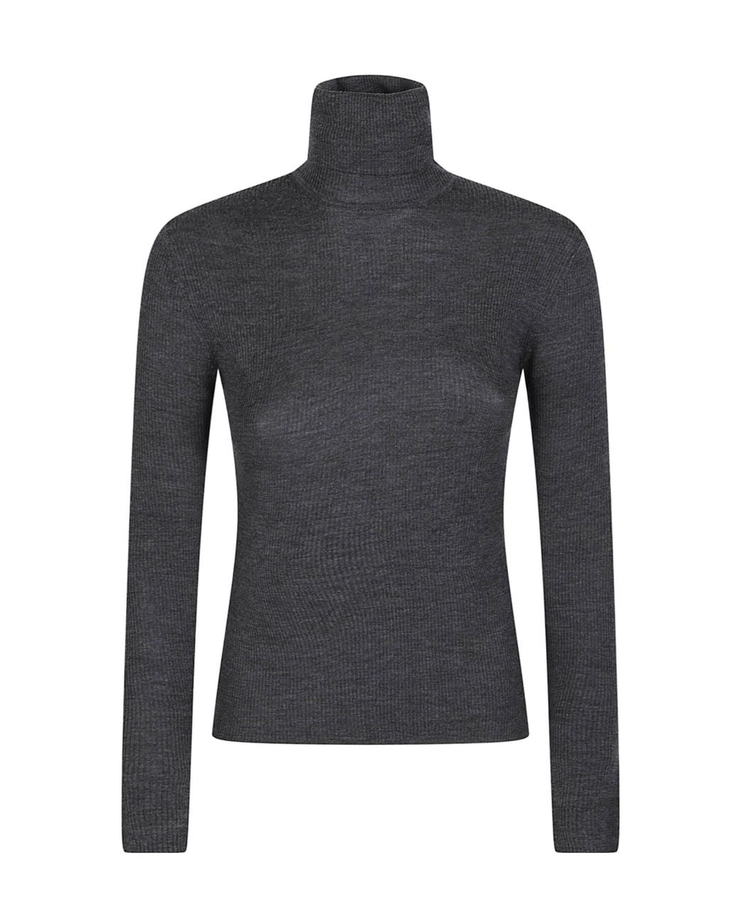 P.A.R.O.S.H. Black P.A.R.O..H. Ribbed Turtleneck Knitted Sweater