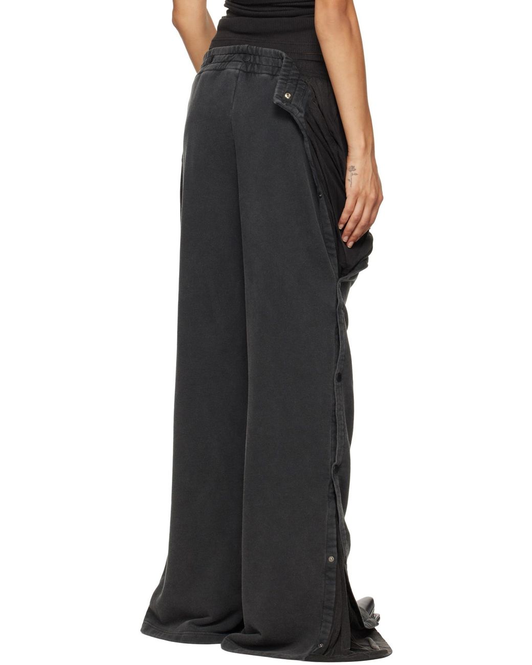 Y. Project Black Layered Track Pants