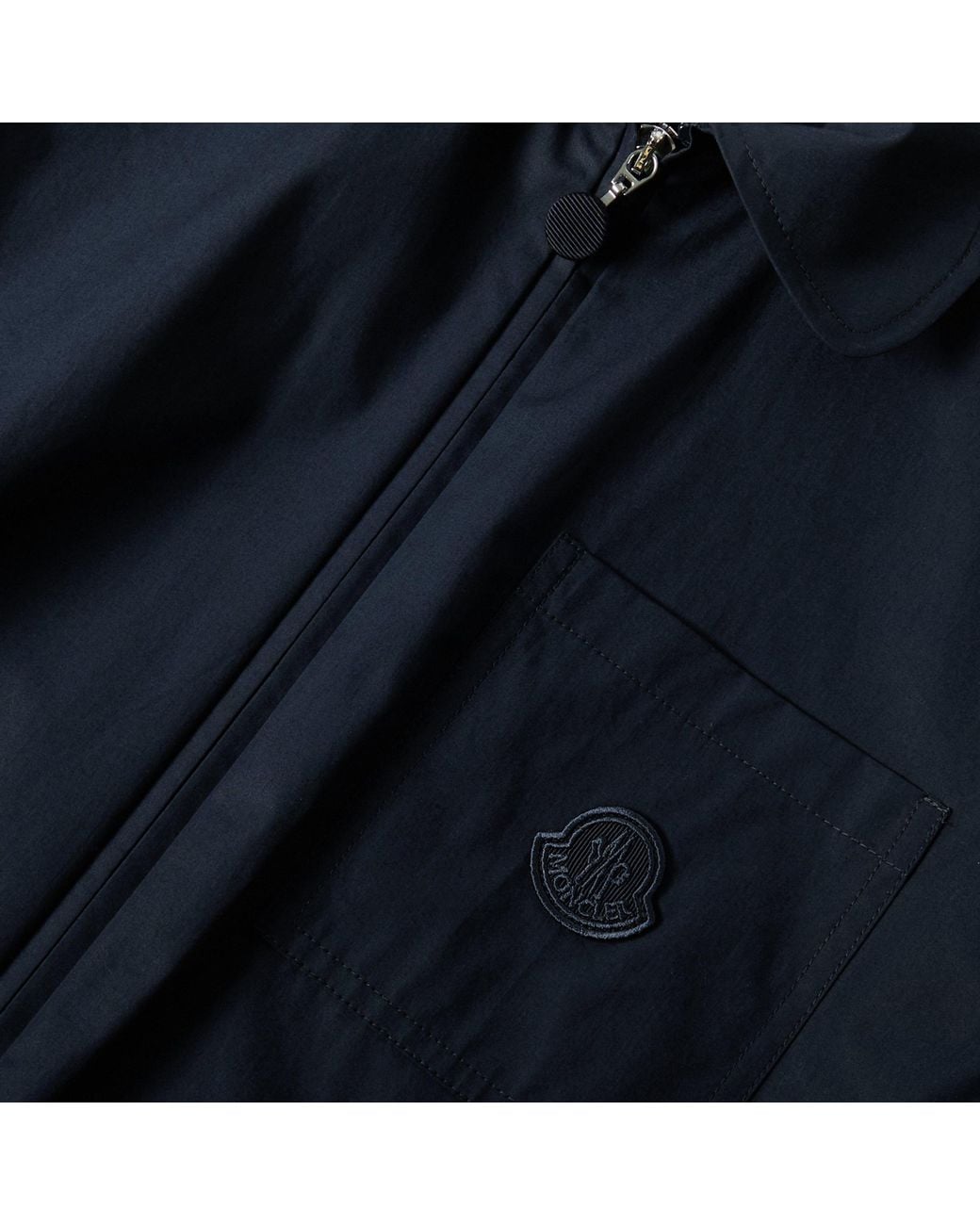 Moncler Blue Structured Overshirt