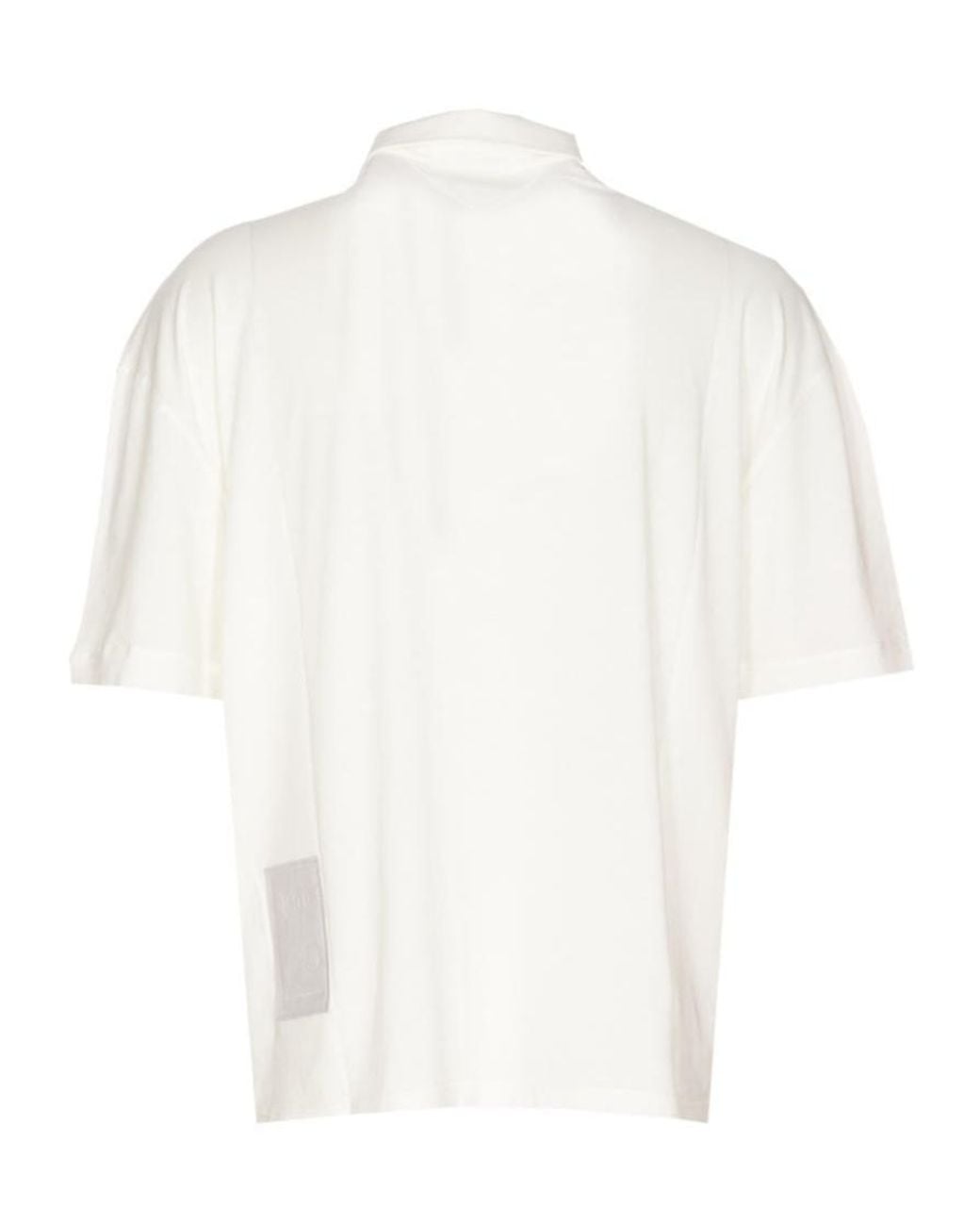 C P Company White Short-Sleeved Polo Shirt for men