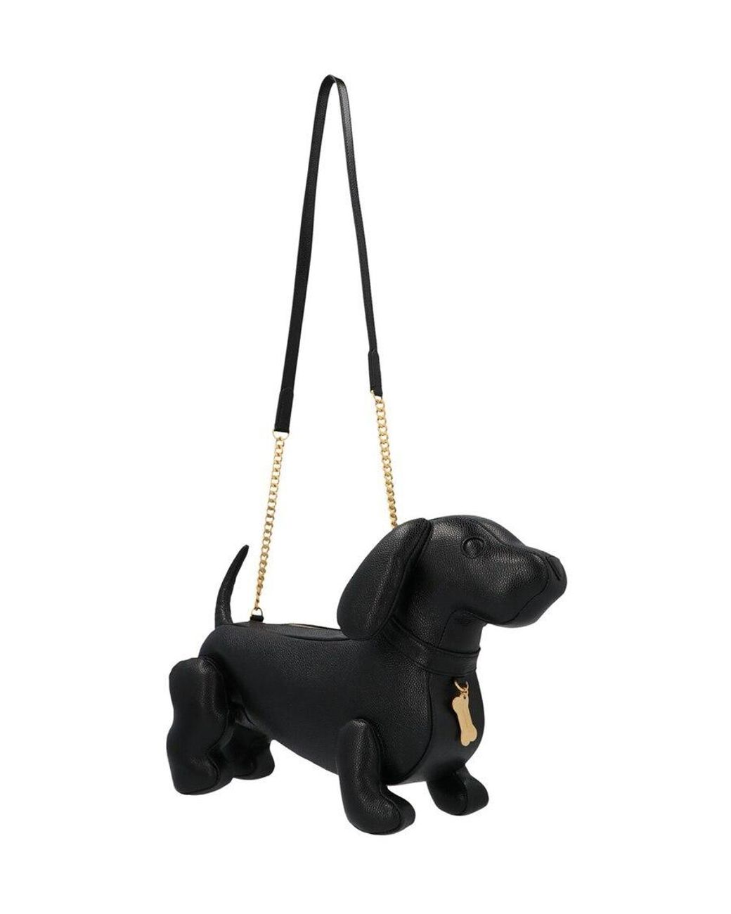 Thom Browne Black Mini Hector Bag