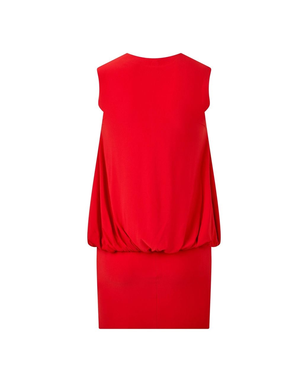 Norma Kamali Red Sleeveless Mini Dress