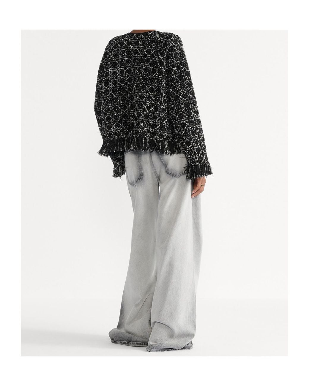 Dior Gray Flared Jeans