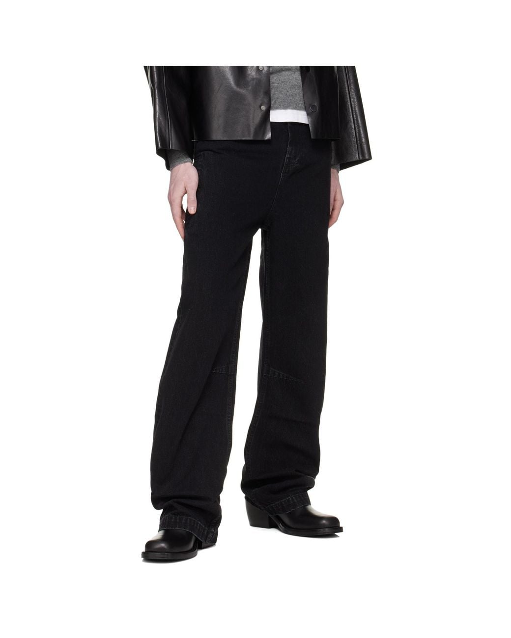 Entire studios Black Gem Jeans for men