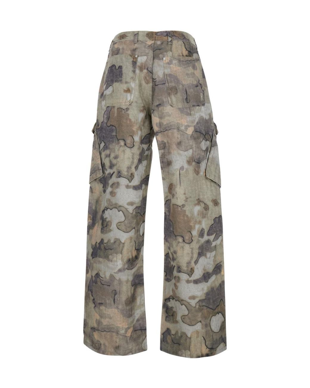 Represent Gray Casual Trousers With Belt Loops for men
