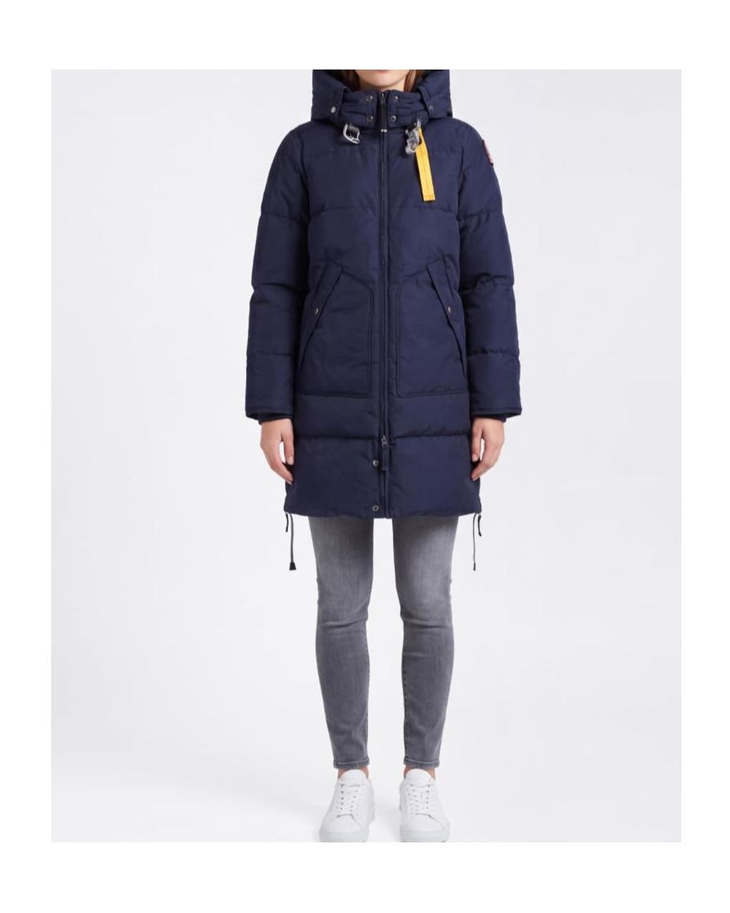 Parajumpers Blue Jacket Bear Long Down Jacket