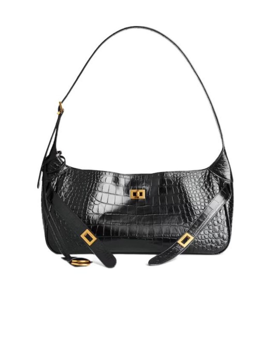 Balenciaga Black Bel Air Small Shoulder Bag