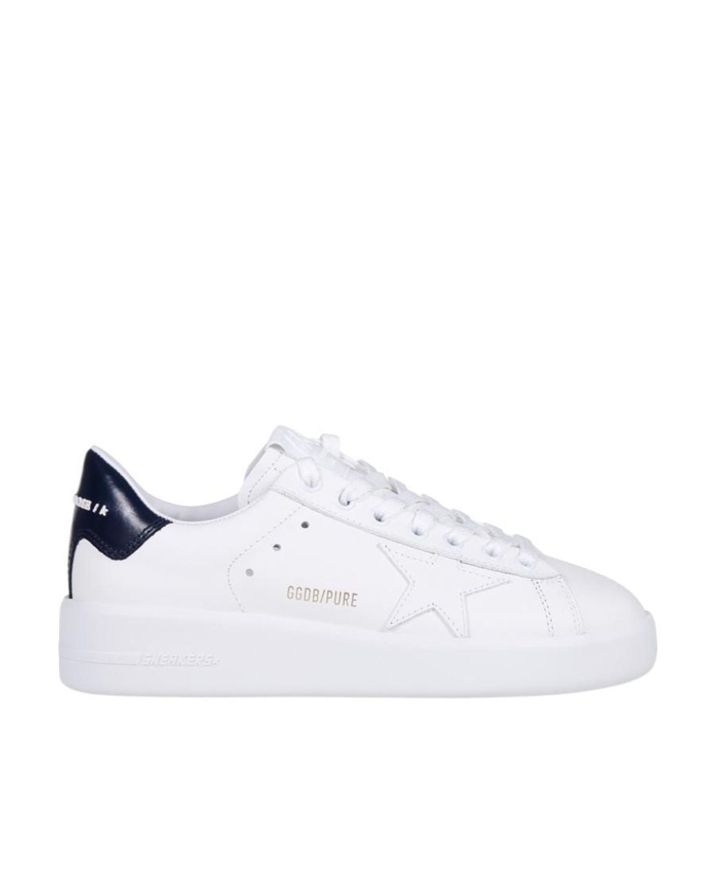Golden Goose Deluxe Brand White Lace-Up Sneakers