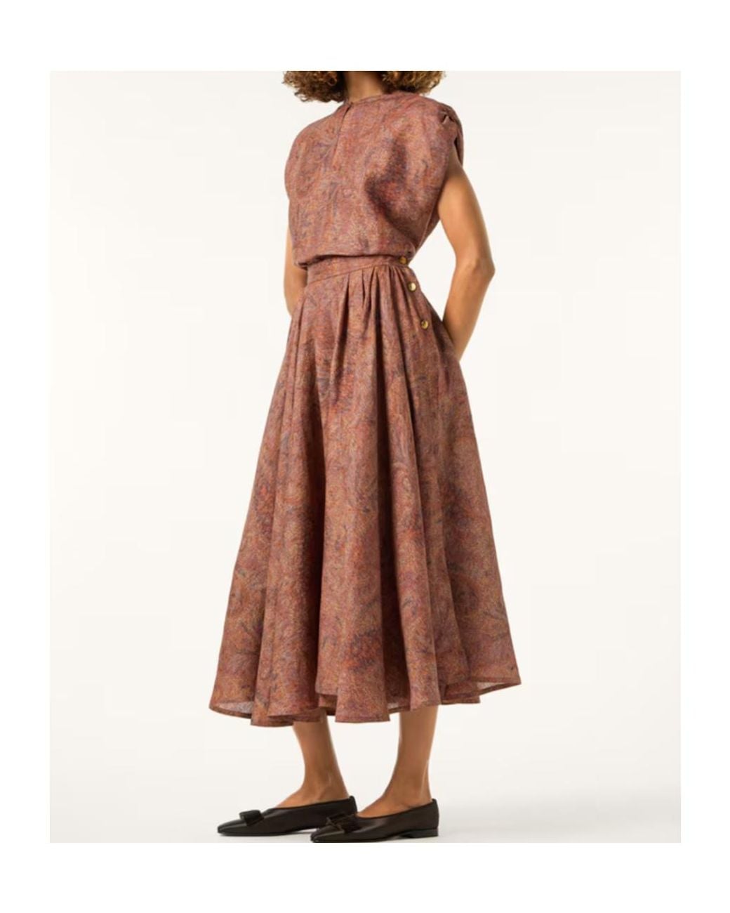 Loro Piana Brown Karima Skirt