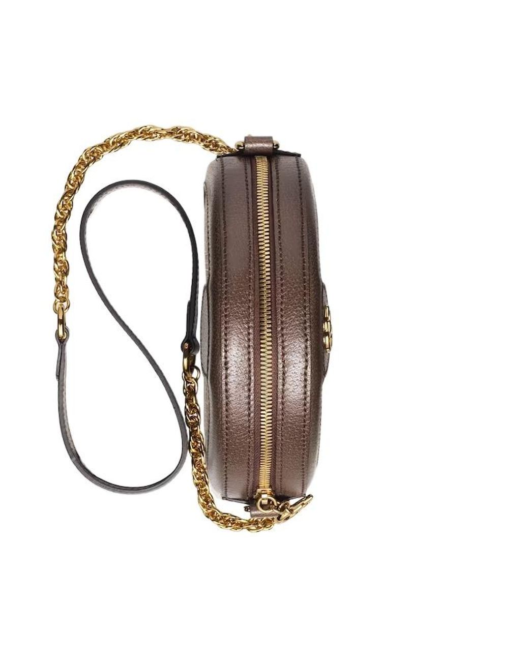 Gucci Brown Ophidia Gg Supreme Mini Shoulder Bag