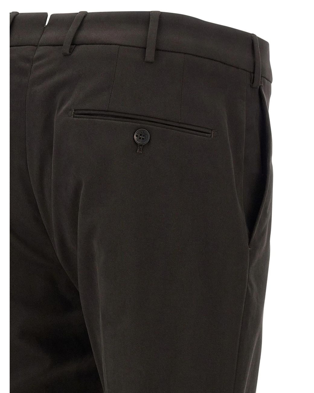 Incotex Black Pattern 30 Slim-Fit Pants for men