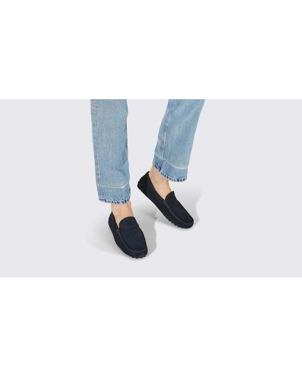 Scarosso Blue Round-Toe Casual Shoes for men