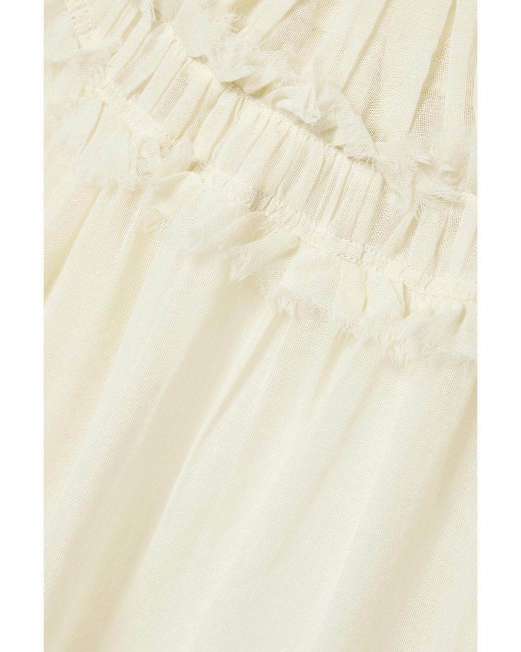 Ulla Johnson White Short-Sleeved Top