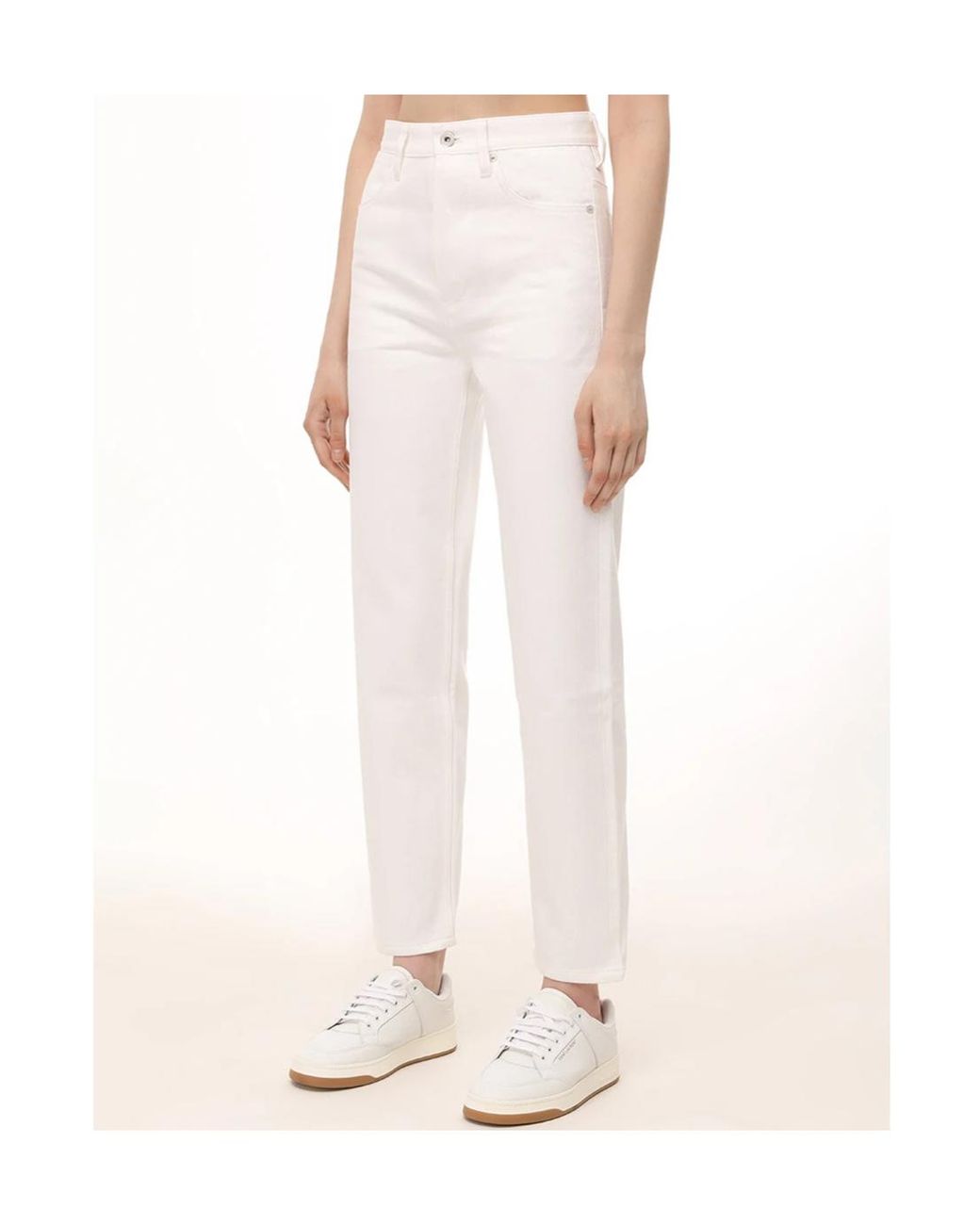 Jil Sander White Straight-Leg Jeans