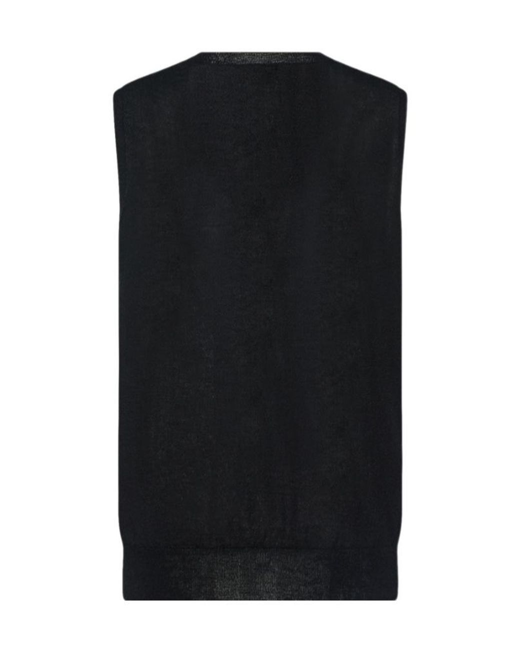 The Row Black Neel Vest